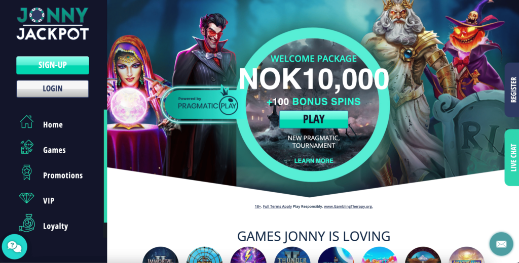 jonnyjackpot casino